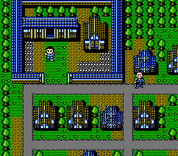 Ushio to Tora: Shin'en no Daiyō (NES) screenshot: Near Ushio's house