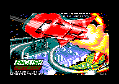Leviathan (Amstrad CPC) screenshot: Loading screen
