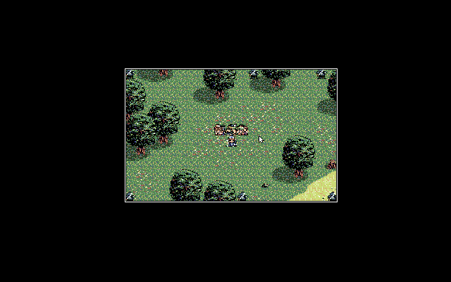 Nana Eiyū Monogatari II (PC-98) screenshot: Mini-map