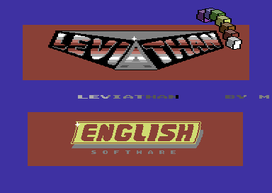 Leviathan (Commodore 64) screenshot: Title screen