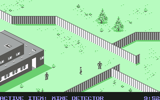 Infiltrator II (Commodore 64) screenshot: Mission 2 - Enemy Building