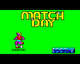 Match Day (BBC Micro) screenshot: Loading screen