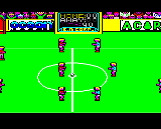Match Day (BBC Micro) screenshot: Kickoff