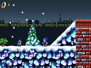 Neo Sonic Universe (Windows) screenshot: That cute little penguin...