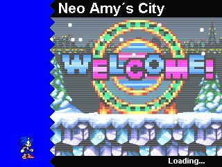 Neo Sonic Universe (Windows) screenshot: Loading screen for level 2