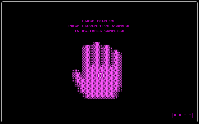 Ascii Sector (DOS) screenshot: This game <i>does</i> have mouse support