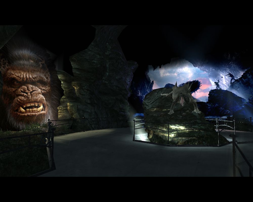 Peter Jackson's King Kong: The Official Game of the Movie (Windows) screenshot: Interestingly enough, the concept galleries are presented as levels to navigate through.