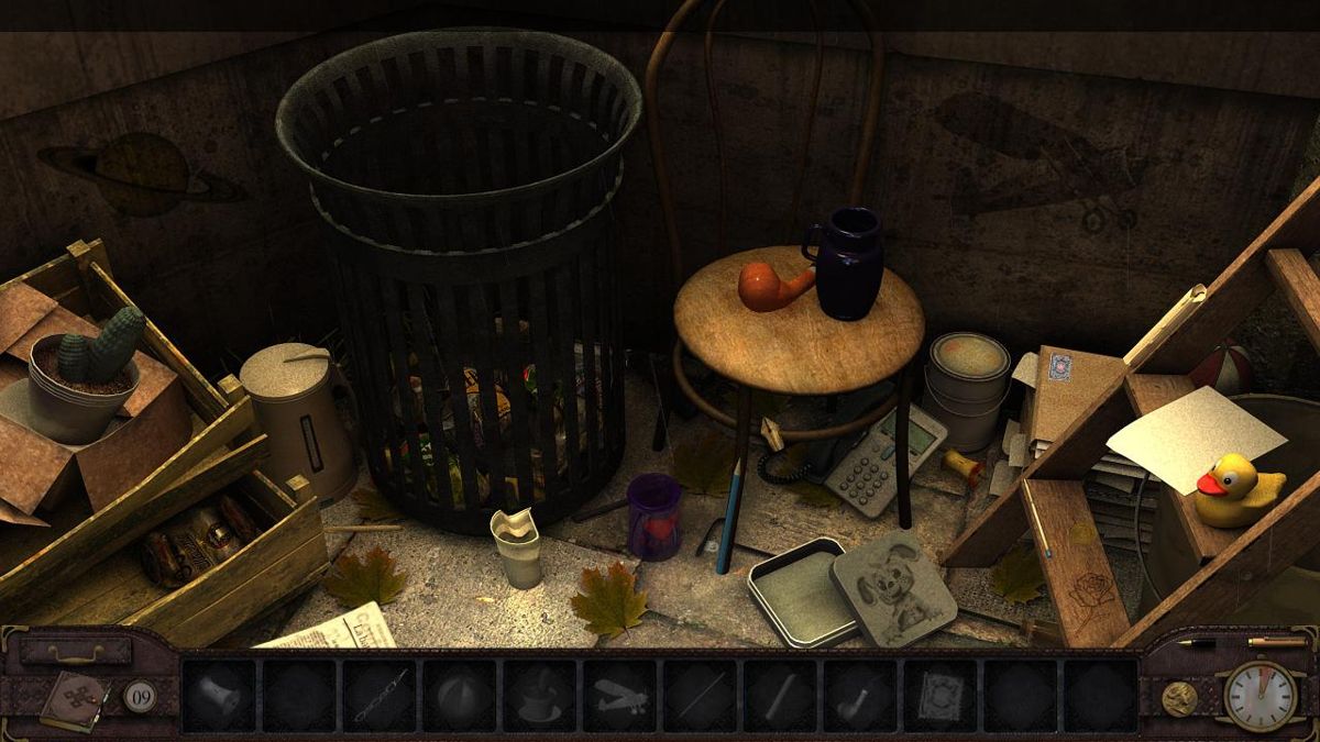 Chronicles of Mystery: The Legend of the Sacred Treasure (Windows) screenshot: Hidden object scene