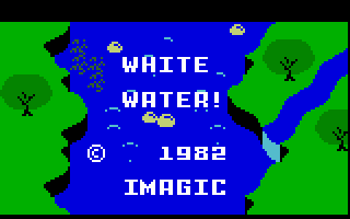 White Water! (Intellivision) screenshot: Title screen