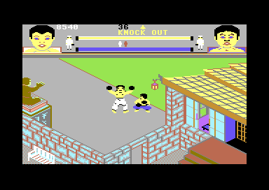 Thai Boxing (Commodore 128) screenshot: Arena two