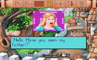 Mixed Up Fairy Tales (DOS) screenshot: Beauty. (MCGA/VGA)