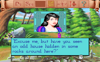 Mixed Up Fairy Tales (DOS) screenshot: Snow White. (MCGA/VGA)