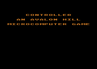 Controller (Atari 8-bit) screenshot: Title