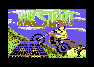 Kikstart: Off-Road Simulator (Commodore 128) screenshot: Loading screen