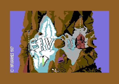 Final Assault (Commodore 64) screenshot: Title screen (French version)