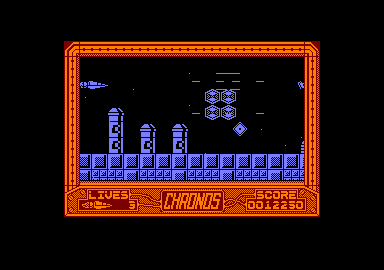 Chronos: A Tapestry of Time (Amstrad CPC) screenshot: Level 2