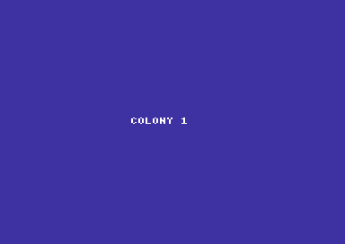 Savage Pond (Commodore 64) screenshot: Colony 1