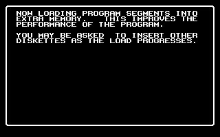 Wizardry V: Heart of the Maelstrom (Commodore 128) screenshot: Using extra memory