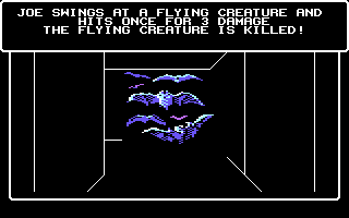 Wizardry V: Heart of the Maelstrom (Commodore 128) screenshot: Another encounter