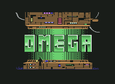 Omega (Commodore 64) screenshot: Title screen