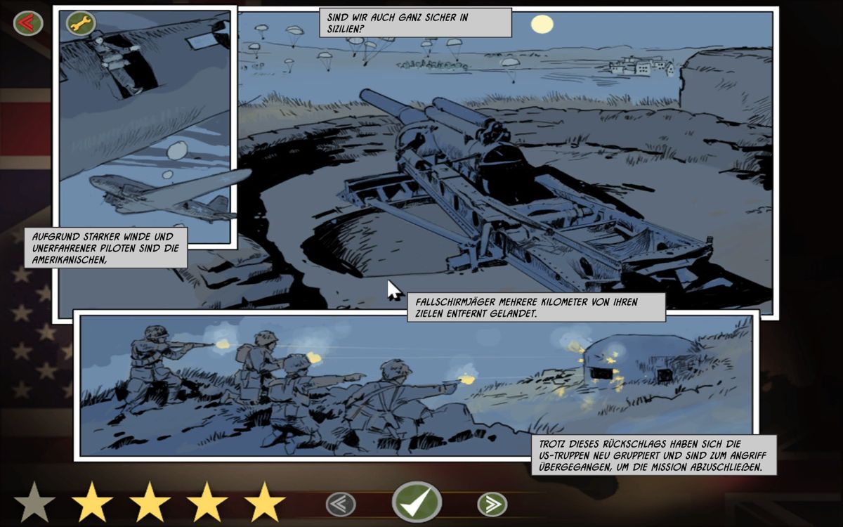 Battle Academy: Operation Husky (Windows) screenshot: Intro