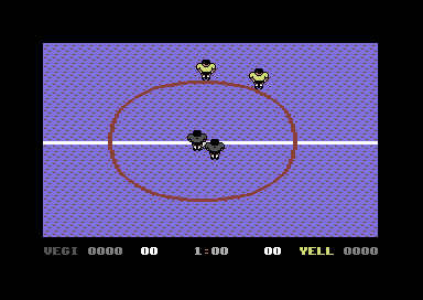 4 Soccer Simulators (Commodore 64) screenshot: Ready to begin