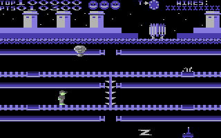 Electrix (Commodore 64) screenshot: Broken wire above you