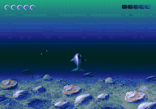 Ecco: The Tides of Time (Genesis) screenshot: Into the depths of the ocean