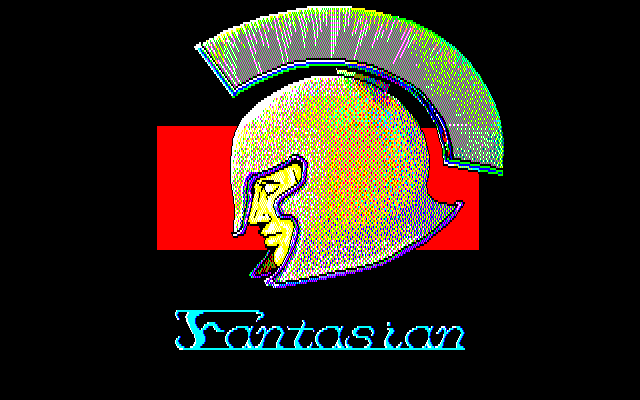 Fantasian (PC-88) screenshot: Title screen