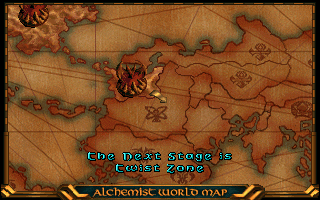 Alchemist (Windows) screenshot: BloodSucker world map overview
