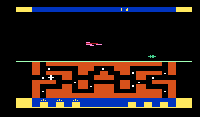 Flash Gordon (VIC-20) screenshot: Starting a new game.