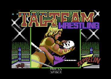 American Tag-Team Wrestling (Commodore 64) screenshot: Title screen