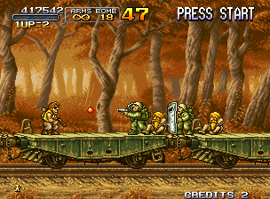 Metal Slug X (Neo Geo) screenshot: Mission 3