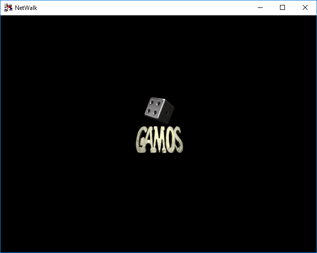 NetWalk (Windows) screenshot: Gamos presents