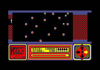 Android One: The Reactor Run (Amstrad CPC) screenshot: On to the second area.