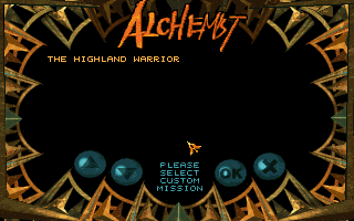 Alchemist (Windows) screenshot: Starting a custom game