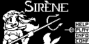 Sirène (Arduboy) screenshot: Title Screen