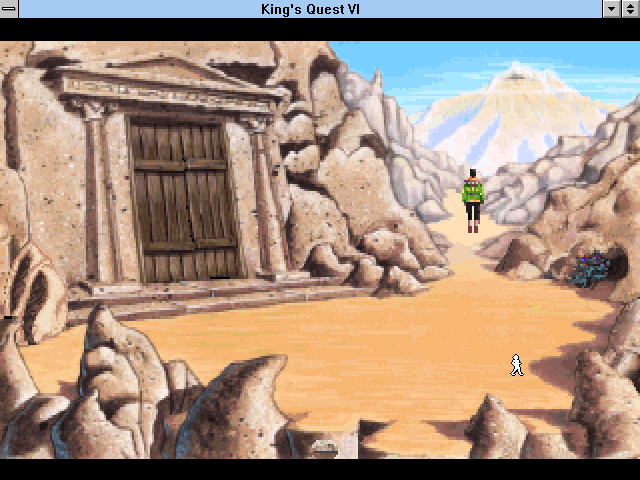 King's Quest VI: Heir Today, Gone Tomorrow (Windows 3.x) screenshot: What's behind that door?