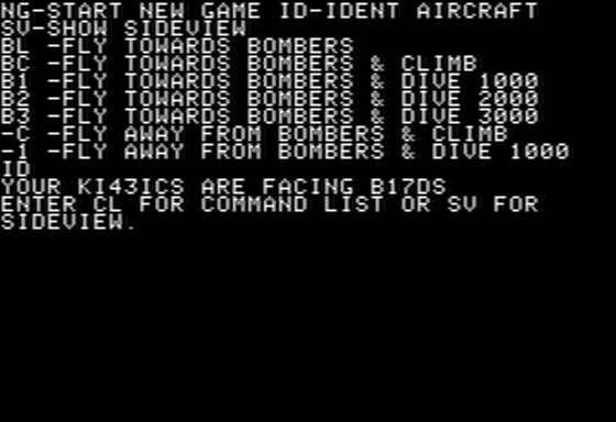 Winged Samurai (Apple II) screenshot: Instructions
