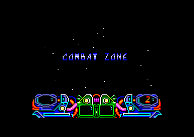 Dark Fusion (Amstrad CPC) screenshot: Combat zone