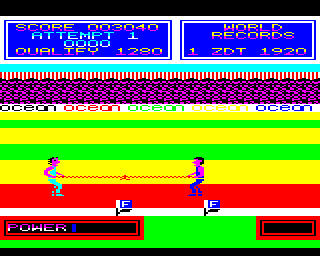 Daley Thompson's Super-Test (BBC Micro) screenshot: Tug of war