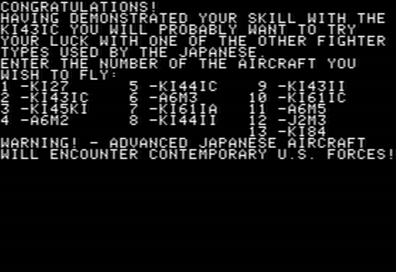 Winged Samurai (Apple II) screenshot: New Challenges