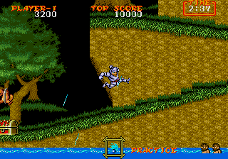 Ghouls 'N Ghosts (Genesis) screenshot: Wait a minute, this isn't Jumpman?