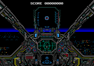 Air Diver (Genesis) screenshot: Start of a night mission