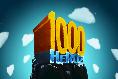 1000 Heroz (iPhone) screenshot: Title screen