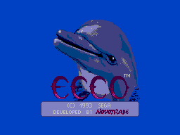 Ecco the Dolphin (SEGA Master System) screenshot: Title Screen