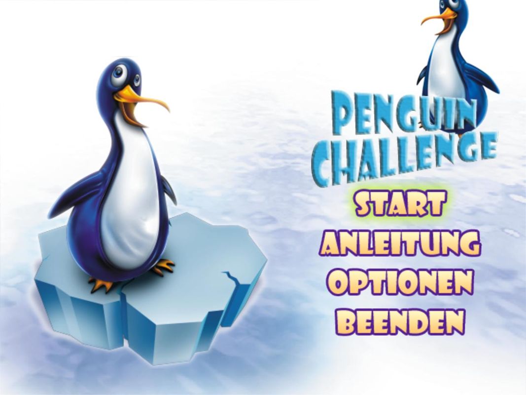 Ice Pingu (Windows) screenshot: Menu