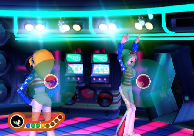 Unison: Rebels of Rhythm & Dance (PlayStation 2) screenshot: The live performance. You only get one shot.