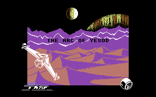 The Arc of Yesod (Commodore 64) screenshot: Title Screen