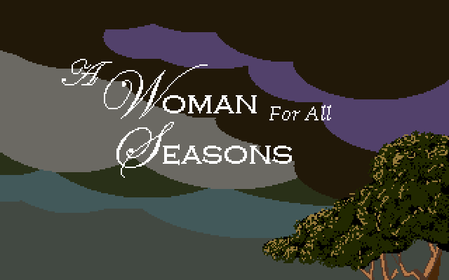 A Woman for All Seasons (Windows) screenshot: Title screen